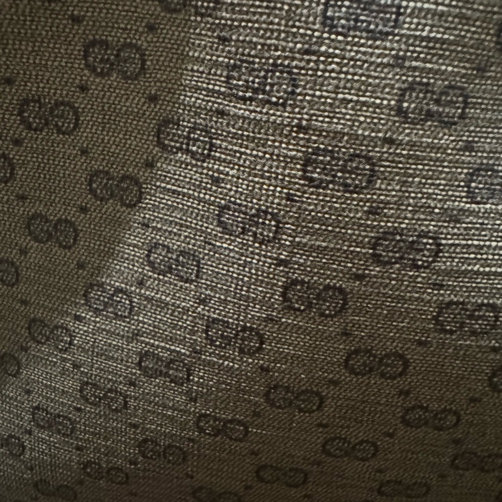 EUC Vintage Gucci Monogram Brown Canvas Travel Toiletry Cosmetic Pouch - Picture 3 of 11
